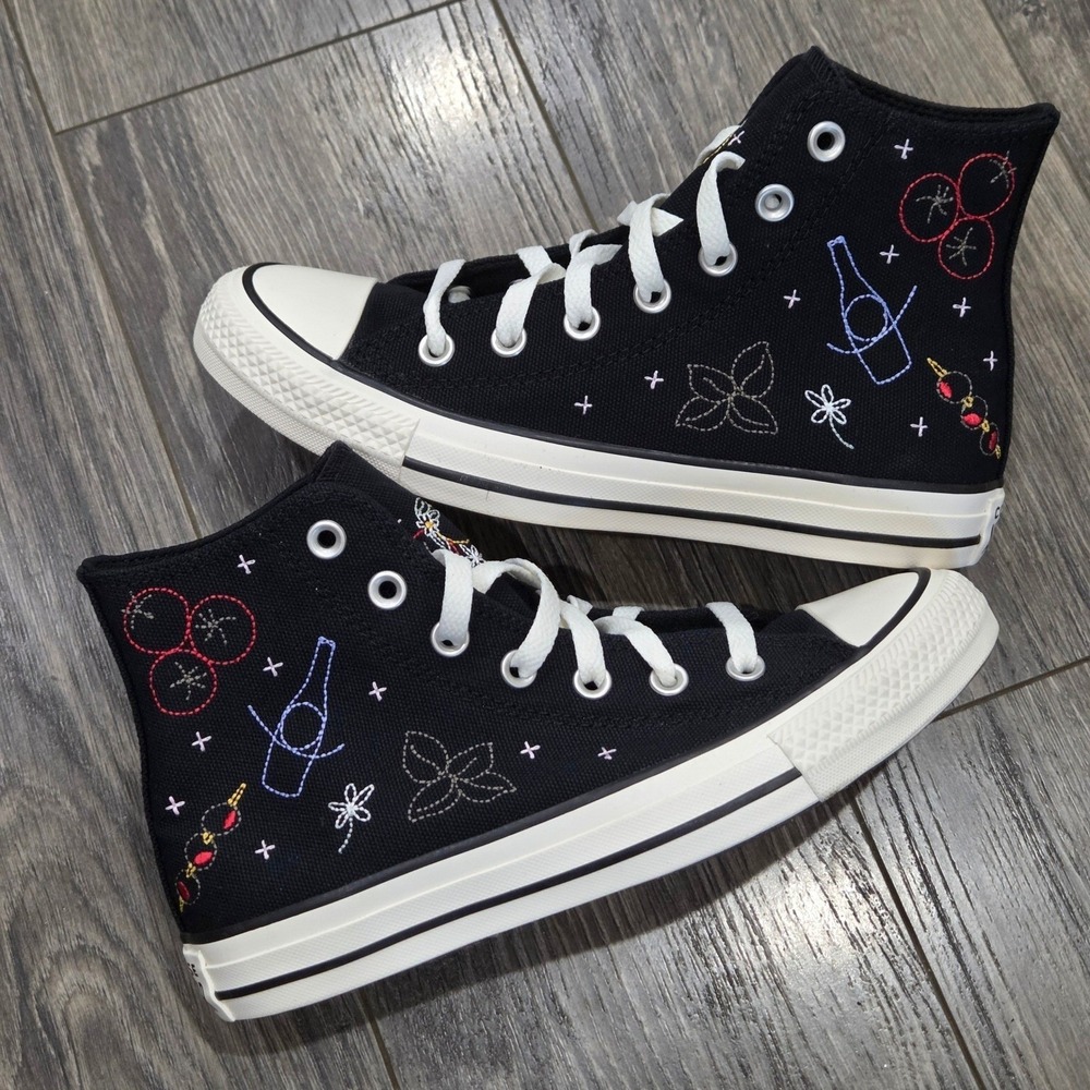 Converse Chuck‎ Taylor All Star Marketplace Essentials High Top Sneakers 7 NEW - Picture 2 of 11